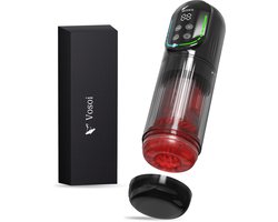 Vosoi Masturbator voor Man met AI App - Pocket Pussy met Zuigmodus - Sex Toys voor mannen- Blowjob Simulator - 343 Standen - Automatische Mastubator — cadeau in Cadeau-ideeën