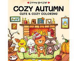 Cozy autumn - Coloring Book Cafe — cadeau in Boeken