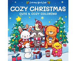 Cozy Christmas-Cute & cozy coloring — cadeau in Boeken