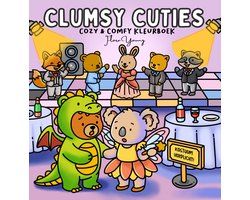 Clumsy Cuties | Flora Young | Cozy Coloring Book Volwassenen | Cozy Kleurboek voor Volwassenen | Kleurboek voor Volwassen — cadeau in Boeken