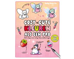 Cozy & cute kleurboek Belly Bean Co. - Cozy & cute kleuren als een pro — cadeau in Boeken