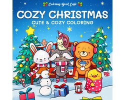 Coloring book cafe - Cozy Christmas — cadeau in Boeken
