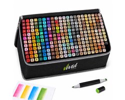 Twinmarkers 262 stuks voor volwassenen - Alcohol markers - Stiften - Markeerstiften - Vivid Green — cadeau in Hobby