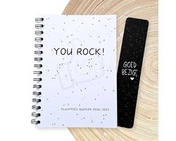 Agenda schooljaar 2026/2027 - schoolagenda Pluimpjes - met gratis goodies - A5 formaat - Liefs op papier — cadeau in Eten & Drinken