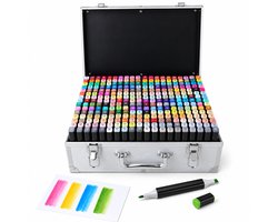 Twinmarkers 300 stuks voor volwassenen - Alcohol markers - Stiften - Markeerstiften - Vivid Green — cadeau in Hobby
