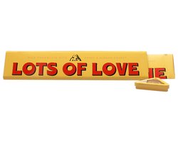 Toblerone premium tinbox 340g - Lots of Love — cadeau in Eten & Drinken