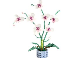 Zhe Gao 11055 Orchidee Bloemen Boeket plant bouwset | Botanical Flowers Collection modelbouw | Classic Creator bonsai speelgoed bouwpakketten voor volwassenen & kinderen | Kunstbloemen bloemenpracht geschikt voor Lego | bouwdoos met 536 bouwstenen — cadeau in Wonen & Interieur
