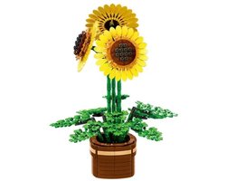 Woma 11350 Zonnebloem bouwset | Botanical Flowers Collection 2026 modelbouw | Classic Creator bonsai bloemen speelgoed bouwpakketten voor volwassenen & kinderen | DIY icons kunstbloemen bloemenpracht geschikt voor Lego | Bouwdoos met 739 bouwstenen — cadeau in Wonen & Interieur