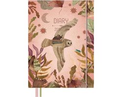 Pimpelmees A5 School agenda 2026 - 2027 Owl Peach — cadeau in Kalenders & Planners