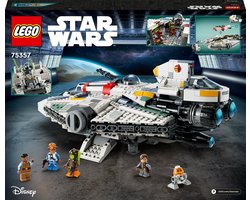 LEGO® Star Wars: Ahsoka Ghost en Phantom II 75357 bouw- en speelset met 2 bouwbare ruimteschepen en 5 personages, waaronder Jacen Syndulla™ en Chopper (C1-10P); cadeautip voor kinderen vanaf 10 jaar (1394 onderdelen) — cadeau in Spellen & Speelgoed