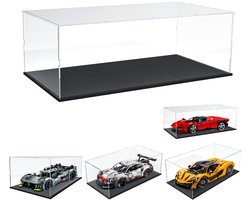Omgoods - Lego Ferrari Daytona SP3 en McLaren P1 Display Case - Transparante Stofvrije Box — cadeau in Wonen & Interieur