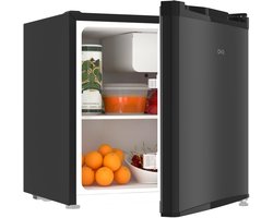 CHiQ CSD46D4D - Mini koelkast - Minibar - 46 Liter - Energieklasse D - 39 dB- Zwart - Mini Koelkasten - 12 jaar garantie op compressor — cadeau in Cadeau-ideeën