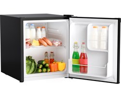 KitchenBrothers Mini Koelkast - 40L - Kleine ijskast - Minibar - Vrijstaand - Frigo - Compact - Zwart — cadeau in Cadeau-ideeën