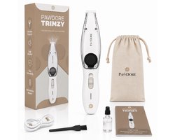 Pawdore Trimzy - Hondentondeuse - Dierentondeuse Met afzuiging - Hondenverzorging - Draadloos - Trimset - HondenTrimmer voor poten — cadeau in Cadeau-ideeën