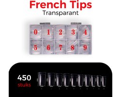 Joyage Square Nagel tips Transparant - 450 stuks - French Tips Clear - Nepnagel tips - Nagel tips transparant – Nageltips voor gelnagels – Nagel tips acryl – Transparante nageltips Transparante nagels – Fake nails clear - Nepnagels - Kunstnagels — cadeau in Cadeau-ideeën