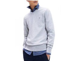 Heren sweater Tommy Hilfiger MW0MW11673 Grijs maat S / Katoen met kasjmier — cadeau in Mode & Accessoires