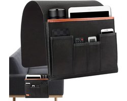 Stoel Armsteun Organizer - Bank Organizer - Afstandsbediening Opbergen - Veelzijdige Opbergoplossing - 32 x 25 x 5 cm - Zwart — cadeau in Wonen & Interieur