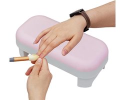 Nagel Armsteun - Hand Ondersteuning - Nagel Styling - Ergonomisch Ontwerp - 26.5 cm Lengte - Wit — cadeau in Verzorging