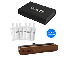 Scentify Autoparfum Met Houder En 6 Navullingen - Auto Geur - Auto Luchtverfrisser Met 6 Geuren- Auto Geurverfrisser – Car Parfum – Auto parfum – Auto luchtje – Auto Accessoires — cadeau in Verzorging