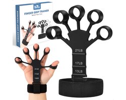 Boncy® Premium Handtrainer Set - 3 Weerstand Opties - Grip trainer Onderarm , Hand & Pols - Handknijper Fitness Gripper - Handtrainers Vingertrainer Gripster voor Forearm — cadeau in Sport & Outdoor