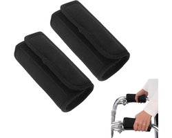 2 stuks handvatten voor rollators - universele handgrepen - kruksteunen - wasbare krukkussens - gewatteerde handhoezen voor rollators - rolstoelsteunen - handgrepen voor ouderen — cadeau in Cadeau-ideeën