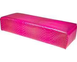 Callance handkussen / armsteun croco roze leer - nagelstyliste - nagels - acrylnagels - gelnagels - gellak - soakoff gel - manicure - nagelverzorging - hand kussen - hand - arm - kussen — cadeau in Hobby