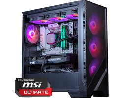FlowUp x Powered By MSI - De Tuigtop Gaming PC - Don Kaaklijn - AMD Ryzen 7 9800X3D - NVIDIA RTX 5080 16GB - 32 GB DDR5 RAM - 2TB - Waterkoeling — cadeau in Mode & Accessoires