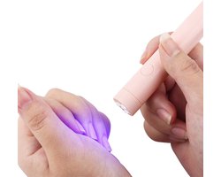 Elysee Beauty - Oplaadbare draadloze roze nagellamp - 3W nageldroger voor gellak nagels - UV/LED pink nail lamp — cadeau in Verzorging