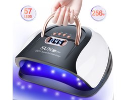 256 Watt UV LED Lamp Nagels - 57 Leds - SUN C4 plus - Nagel UV Lamp - Gellak lamp - Nagellamp - nagellamp led - nagellamp voor gel nagellak - nagellamp led uv - nagellamp uv - nagellamp gelnagels - gellak - nageldroger — cadeau in Verzorging