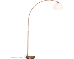 QAZQA Arc Eco - Staande booglamp - 1 lichts - 1200 mm - koper — cadeau in Wonen & Interieur
