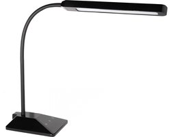 Auronic Bureaulamp - Verstelbaar - Puzzellamp - LED - Dimbare Klemlamp - USB Oplader - Wit en Warm Licht - Zwart — cadeau in Wonen & Interieur