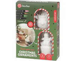 DécoTime Kersthanger - Maak je eigen kersthangers - Inclusief 4 markers — cadeau in Hobby