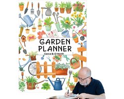 Tuinplanner - Tuinboek Beginners - Tuinieren Plannen - 12 Maanden Volgsysteem - 258x21cm - A — cadeau in Boeken