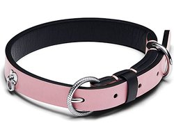 Pandora - Roze kunstlederen halsband voor huisdieren 312262C02-S - 22-28 cm — cadeau in Wonen & Interieur