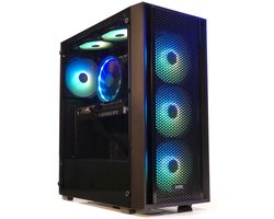 Intel Gaming PC - Game Computer met Nvidia GeForce RTX 3050 Videokaart (Geschikt voor Fortnite, Minecraft en Roblox op Hoge Settings)|500GB M.2 SSD|16GB RAM|WiFi 6 en Bluetooth 5|Aura GC2 ELITE — cadeau in Cadeau-ideeën