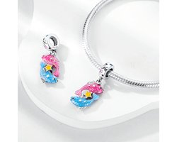 Hanger Zodiac Teken voor Vrouwen Armband 925 Sterling Zilver 12 Sterrenbeelden Charms Kralen geschikt voor Pandora Armbanden, Compatibel met Europese Armbanden en Ketting voor Vrouwen Meisjes — cadeau in Sieraden