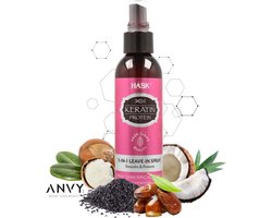 Hask Conditioner Keratin Protein Smoothing 5-in-1 Leave-In Spray - Collageen boost - Versterkt haar - Vrij van parabenen — cadeau in Cadeau-ideeën
