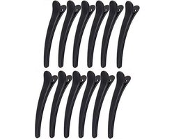 Kappers haarklemmen 6 stuks | Stevige kappers haarklemmen | Zwarte Klemmen| 6 stuks — cadeau in Cadeau-ideeën