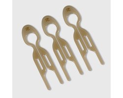 Pinclip Haarpin set van 3 Honey — cadeau in Mode & Accessoires