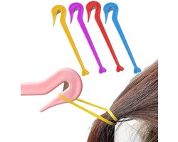 Rubberen Haarelastiek Verwijderaar | Pijnloos Elastiekmesje voor Haar | 3 Stuks – Willekeurige Kleuren | 8 × 1 cm — cadeau in Cadeau-ideeën