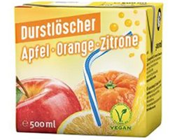 Durstlöscher Apfel, Orange, Zitrone 12x 500ml — cadeau in Cadeau-ideeën