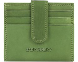 Jack Kinsky Aruba Portemonnee RFID-bescherming Leer 10 cm - Jongens - Horizontaal - apfel — cadeau in Mode & Accessoires
