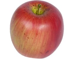 Bellatio Kunstfruit appel - decoratievrucht - 8 cm - decofruit - sier - fruitschaal — cadeau in Wonen & Interieur