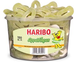 Haribo Appelringen - 150 stuks — cadeau in Cadeau-ideeën