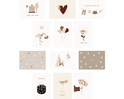 WeLikeToLove Kaarten - Wenskaarten - Kaartjes - Kaartenset - Postkaarten - Versturen - Set - A6 — cadeau in Cadeau-ideeën
