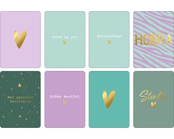 kaart - wenskaarten - ansichtkaarten - kaartjes - wenskaart - postkaarten - bedankje - blanco kaarten - kaartenset - kaartjes blanco - wenskaarten set - bedankt kaart - kaart verjaardag - kaartenbox - set van 8 wenskaarten — cadeau in Cadeau-ideeën