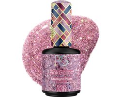 Pink Gellac Gellak - 336 Starlight Plum 15ml - Paarse Glitter Gel Nagellak - Gellac - Gel Nagels Producten — cadeau in Verzorging