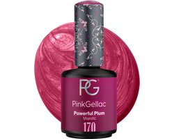 Pink Gellac Gellak - 170 Powerful Plum 15ml - Paarse Gel Nagellak - Gellac - Gel Nagels Producten — cadeau in Verzorging