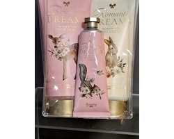 geschenk set vrouwen verjaardag - moeder dag - leuk geschenk - kado - kerst geschenk tea rose & velvet - hand en nagelcreme-body lotion - douche gel — cadeau in Verzorging