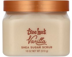Tree Hut Shea Sugar Vanilla & Jasmine Body Scrub - Lichaamsscrub - Bad & Douche - Exfoliating - 510g — cadeau in Verzorging